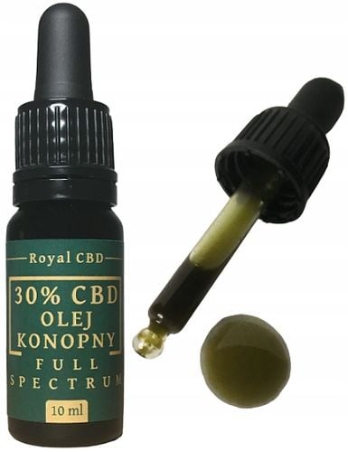 OLEJEK KONOPNY 3000MG 30% CBD 10ml PEŁNE SPEKTRUM | CBD, CBG, THC na Arena.pl