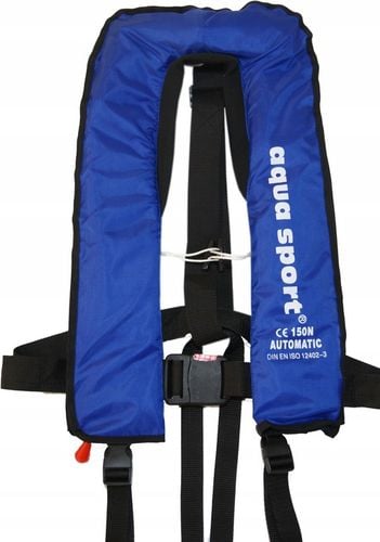 KAMIZELKA PNEUMATYCZNA 150N BLACK ratunkowa automat na Arena.pl