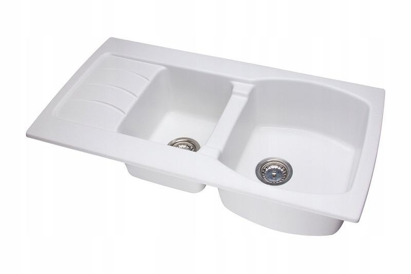 ZLEW ZLEWOZMYWAK GRANIT 8 kolorów 95x50 + SYFON zdjęcie 4