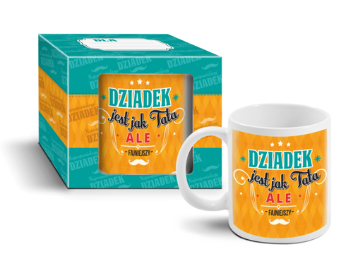 kubek Boss 300ml  Dziadek jest jak Tata ale fajniejszy na Arena.pl
