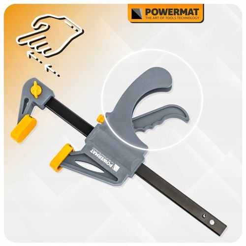 ŚCISK STOLARSKI ZACISK DŹWIGNIOWY 150x60 MM SZYBKOZACISKOWY AUTOMATYCZNY na Arena.pl