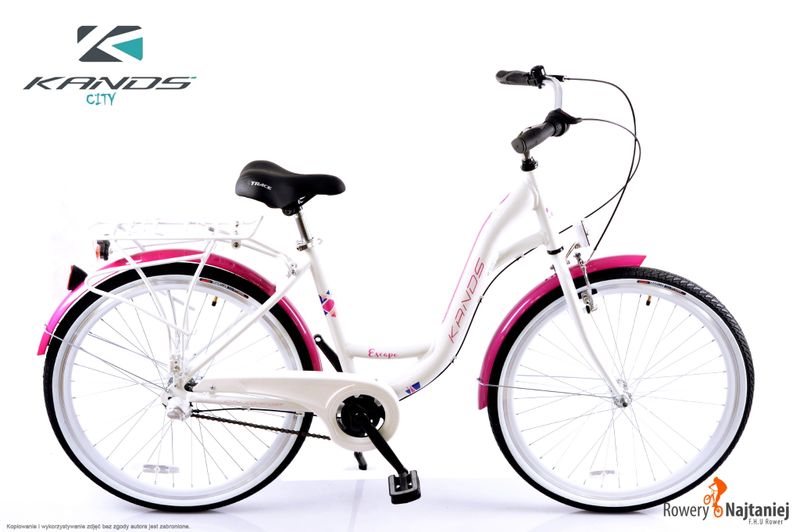 Rower 26 KANDS ESCAPE białoróżowy 3BN RAMA 17" 2021 Arena.pl