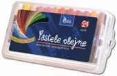 PASTELE OLEJNE HEKSAGONALNE 24KOL KT020-AF TETIS
