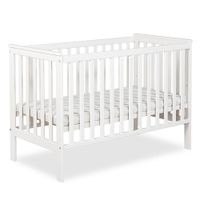 KLUPŚ Łóżeczko z barierką IWON biel 120x60