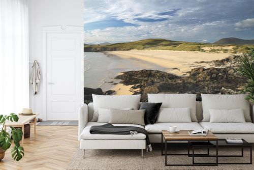 Fototapeta Plaża Morze Skały Flizelina Zmywalna 312x219 na Arena.pl