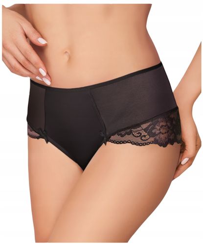 Ewana 098 Wysokie Koronkowe Szorty Czarny L na Arena.pl