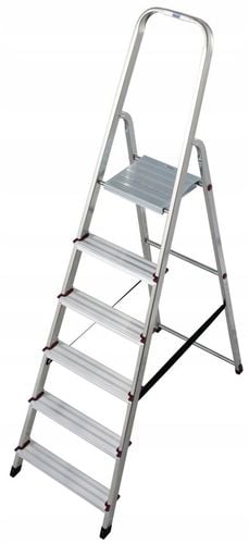 Drabina aluminiowa domowa Krause Corda 6 stopniowa na Arena.pl