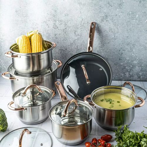 ZESTAW GARNKÓW 12 ELEMENTÓW KINGHOFF KH-1765 na Arena.pl