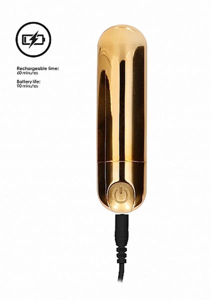10 Speed Rechargeable Bullet - Gold zdjęcie 7