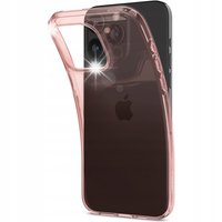 Etui Spigen Crystal Flex na iPhone 15 Pro Max - różowo-przezroczyste