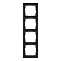 2 x 2 x SUNO RAMKA POCZWÓRNA 4-KROTNA IP20 CZARNA LEGRAND 721524