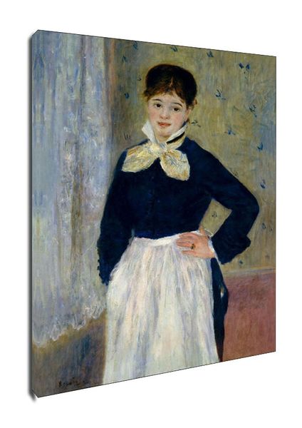 A Waitress at Duval_s Restaurant, Auguste Renoir - obraz na płótnie 60x90 cm zdjęcie 1
