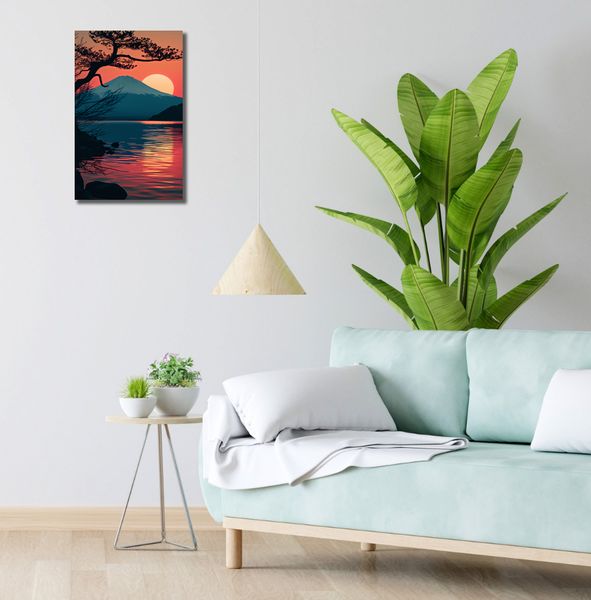 Obraz 30x50cm Góra Wieczorem zdjęcie 2