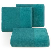 Ręcznik bawełniany z bordiurą LUCY 50X90 c. niebieski