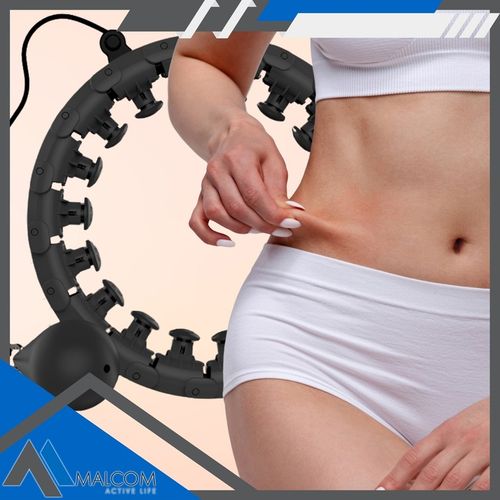 HULA HOP ODCHUDZAJĄCE Z OBCIĄZENIEM WYPUSTKI MASAŻER METALOWE ŁOŻYSKA SMART na Arena.pl