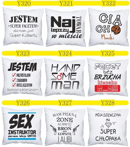 FOTO PODUSZKA   nie pyta prezent dzien chłopaka na Arena.pl