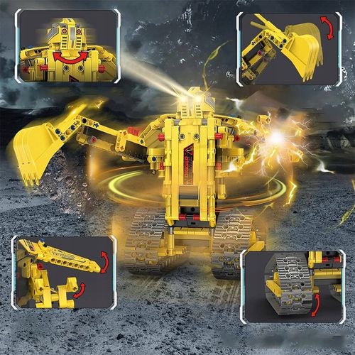 PROGRAMOWALNY ROBOT DUŻY ZESTAW KONSTRUKCYJNY APP I PILOT KONTROLA 555EL na Arena.pl