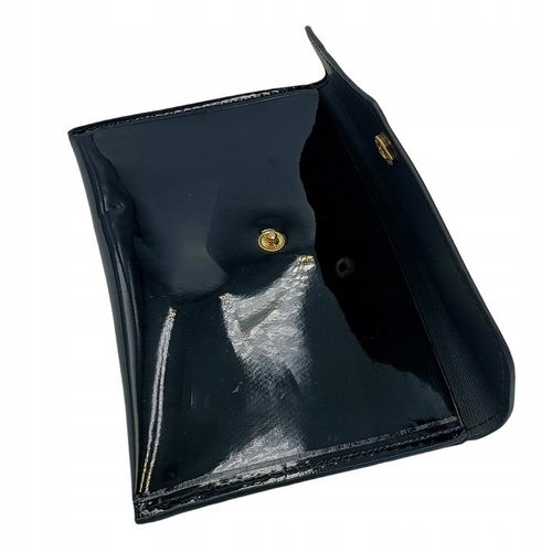 Torebka CZARNA Zestaw 3w1 Damska KLASYCZNA Lakierowana Prezent na Arena.pl