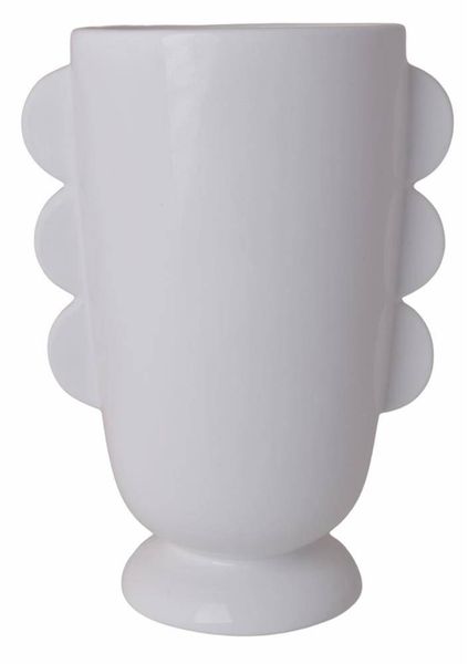 Wazon ceramiczny biały zdjęcie 1