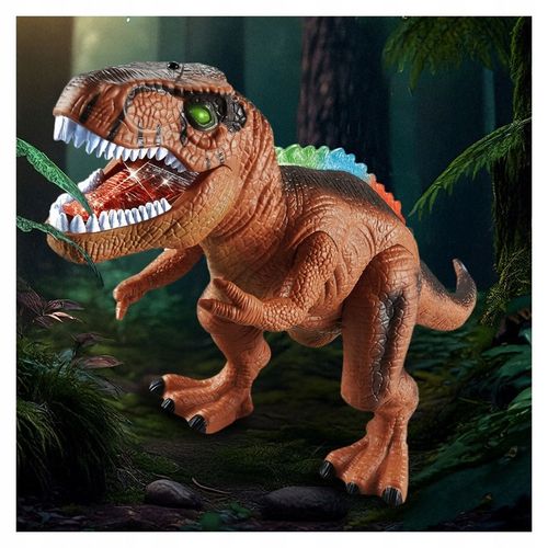DINOZAUR DLA DZIECI ZDALNIE STEROWANY ROBOT ZABAWKA NA PILOTA CHODZI RYCZY na Arena.pl