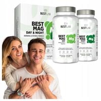BESTLAB BestMag 120Kaps Magnez Na Zmęczenie Stres Skurcze Nerwy Best Lab