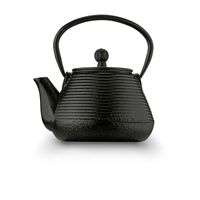 DZBANEK IMBRYK ŻELIWNY CZARNY Z ZAPARZACZEM KONIGHOFFER 1 L