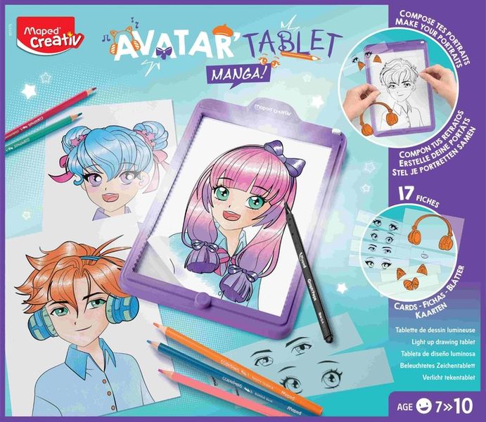 Tablica Podświetlana AWATAR MANGA Zabawka Roku 2023 + flamastry GRATIS zdjęcie 5