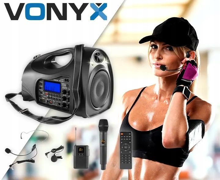 Głośnik przenośny BT USB FM MIKROFONY LED LATARKA zdjęcie 8