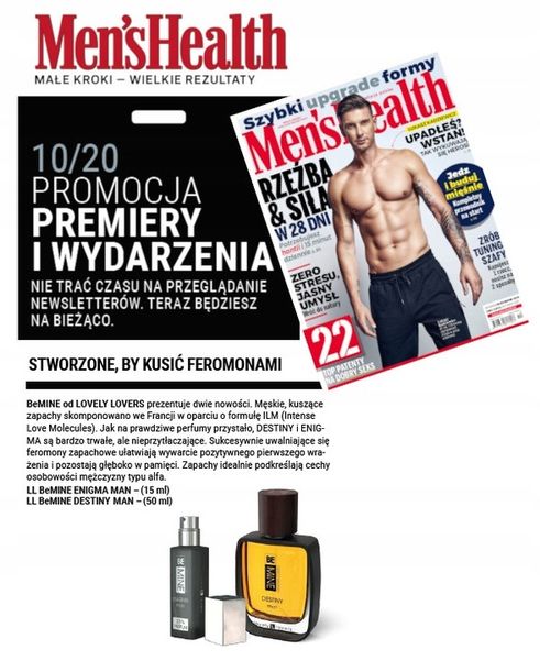 BEMINE ENIGMA 15ml man I-L-Molecules z FEROMONAMI zdjęcie 11