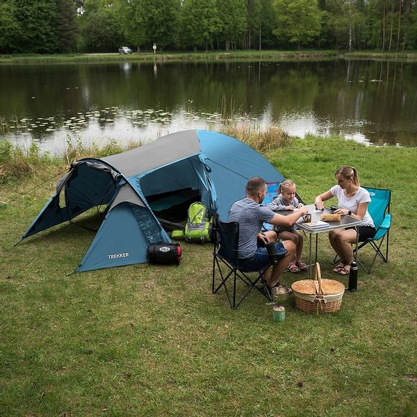 Namiot Turystyczny Ogrodowy Kempingowy 4 Osobowy zdjęcie 3