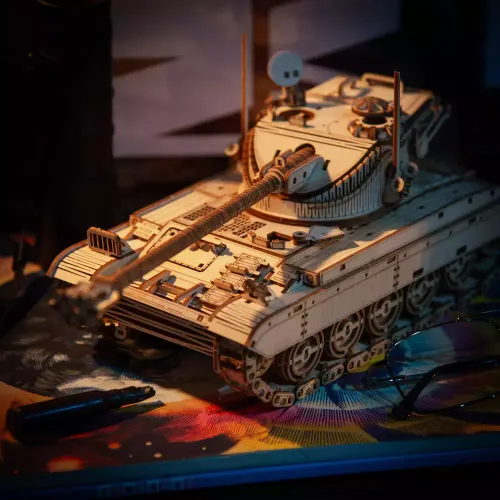 Drewniane puzzle 3D. Czołg AMX 13 World Of Tanks na Arena.pl