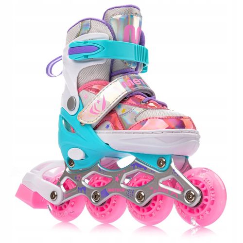ROLKI REGULOWANE METEOR DLA DZIECI LUNAR S 30-33 kółka LED but półmiękki na Arena.pl