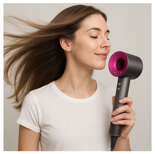 Suszarka Do Włosów Z Dyfuzorem Jonizacją Mocna Zimny Nawiew 5W1 5 Końcówek na Arena.pl
