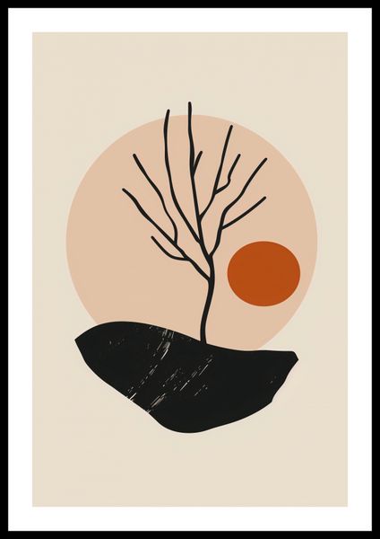 Plakat 40x60cm Nagie Drzewo zdjęcie 3
