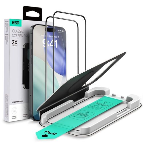 SZKŁO HARTOWANE ESR ULTRAFIT TEMPERED GLASS 2-PACK IPHONE 17 PRO CLEAR na Arena.pl