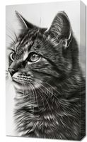 Obraz 40x70cm Kocie Wpatrzenie