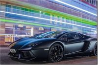 100 70CM OBRAZ PŁÓTNO MATOWO CZARNY AVENTADOR BEN PŁÓTNO RAMA