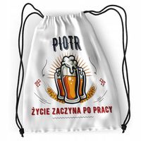 Plecak Dla Piotra Sportowy Szkolny Worek Torba Z Nadrukiem Ze Zdjęciem