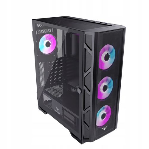 Obudowa do komputera PC Preyon Nest Meshy+ czarna midi ATX 4 x ARGB na Arena.pl