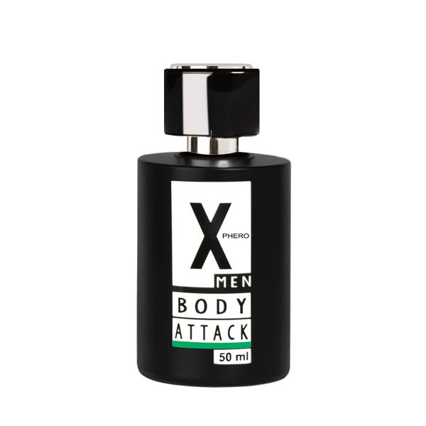 Perfumy X-Phero Body Attack Green For Men, 50 Ml zdjęcie 3