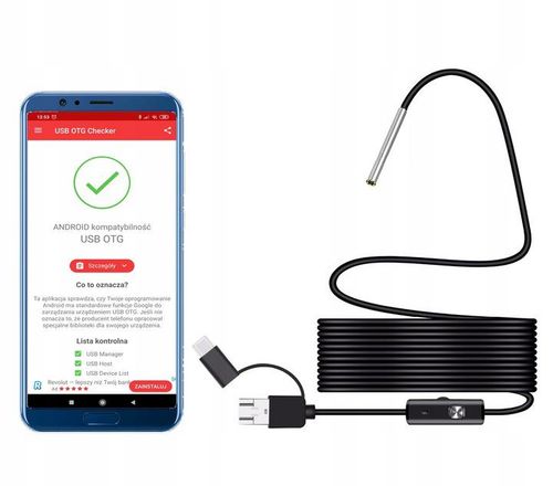 Kamera inspekcyjna AN97-3.9MM HD Android USB-C endoskop na Arena.pl