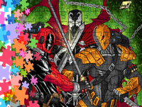 Puzzle tradycyjne Deadpool - Marvel
