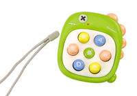 DLA DZIECI GRA ZRĘCZNOŚCIOWA LITERKI DINOZAUR ZIELONA 1SZT