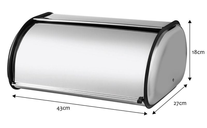 POJEMNIK NA PIECZYWO CHLEBAK 43cm, STAL NIERDZEWNA zdjęcie 8