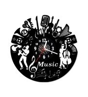Zegar ścienny z płyty winylowej 269.13 Muzyka