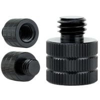 Adapter 3/8" żeński na 3/8" męski przejściówka aluminiowa do kamer statywów