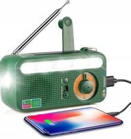 Radio solarne przenośne z wbudowanym akumulatorem AM / FM / SW 2000mAh SO