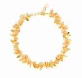 bransoletka na nogę z piórkami (b15/nog/31au)