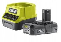 Ryobi akumulator litowo-jonowy RB18L20 + ŁADOWARKA