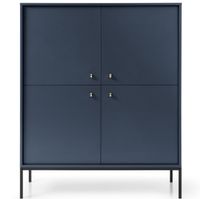 Komoda Evora wysoka granatowa